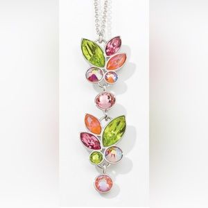 Touchstone Crystal by Swarovski Bountiful Blooms pendant necklace BNIB so pretty